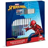 Spider-Man 18-delni komplet žigov s flomastri -