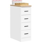  Garažni ormar za odlaganje bijeli 30x51x85 cm masivne borovine | Eponuda.com