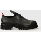 424 Kožne cipele za muškarce, boja: crna, 35Q05T 236573