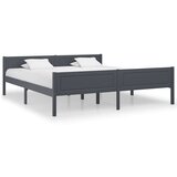  Za krevet od masivne borovine sivi 180 x 200 cm | shoptok.hr