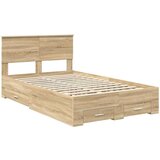  Konstrukcija postelje Sonoma hrast 120 x 200 cm Konstruiran les, (5000104265) | Shoptok.si