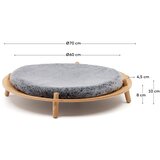 Kave Home Sivi krevet za kućne ljubimce ø 70 cm Bunola – | shoptok.hr