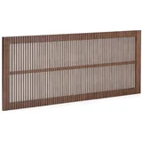 Uzglavlje od čvrste jeseni u tamnoj prirodnoj boji 175x70 cm Beyla –