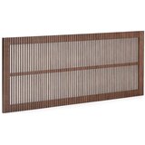 Kave Home Vzglavje iz masivnega jesena v temni naravni barvi 175x70 cm Beyla – Cene