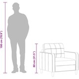  Fotelja tamnosiva 60 cm tkanina | shoptok.hr