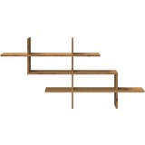 vidaXL Stenska polica artisian hrast 124,5x18x60,5 cm inženirski les | Shoptok.si