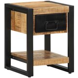 vidaXL Noćni ormarić 35x34x45 cm Puno grubo drvo Mango Cijene