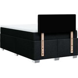vidaXL Krevet box spring s madracem crni 120 x 190 cm od tkanine | shoptok.hr