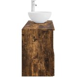  Set namještaja za kupaonicu 2 kom. Dimljeni hrast Smeđa 49.5 x 41 x 80 cm | shoptok.hr