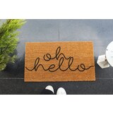 Aberto Design otirač Oh Hello, 70x40 cm, Braon u