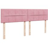  Krevet s oprugama i madracem ružičasti 200x200 cm baršunasti | shoptok.hr