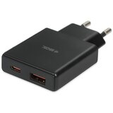 iBox C-43 Slim GaN PD30W Wall charger, Black | shoptok.hr