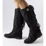 D/CEO Black patent leather insulated boots Campi | Shoptok.si