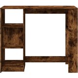  Barski stol s policom boja hrasta 124x46x103 5 cm drveni | shoptok.hr