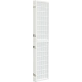  Sklopiva sobna pregrada 4 panela japanski stil 160x170cm bijela | shoptok.hr