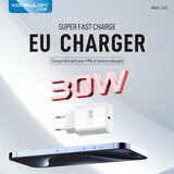  Kućni punjač KONFULON Joko C87C 30W sa kablom Type-C na Type-C beli 1m | Eponuda.com