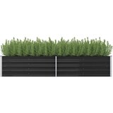 vidaXL Visoka greda antracitna 240x80x45 cm pocinkano jeklo Cene