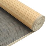  Tepih pravokutni svijetli prirodni 80 x 200 cm od bambusa | Eponuda.com