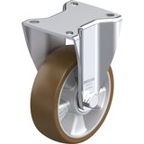 Blickle Fiksno kolo iz jeklene pločevine BH-ALB, kolo s Ø 125 mm, nosilnost 550 kg, mere ploščice 100 x 85 mm | Shoptok.si