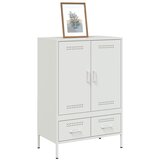  Visoka komoda bijela 68x39x101,5 cm od čelika | Eponuda.ba