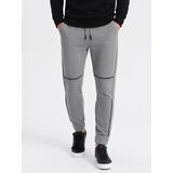 Ombre Men's sweatpants with contrast stitching - gray | Shoptok.si