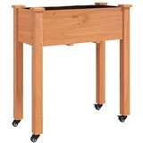  Sadilica s kotačima i oblogom smeđa 71 x 37 x 80 cm od jelovine | shoptok.hr