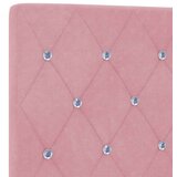 Box Postelja Roza 140x200 cm Žamet, (22048889) | Shoptok.si