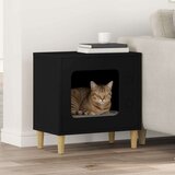  Mačja Kuća Crna 51 x 30 x 52 cm Konstruirano drvo | shoptok.hr
