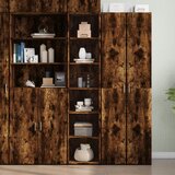 vidaXL Visoka komoda boja hrasta 40x41x185 cm konstruirano drvo | shoptok.hr
