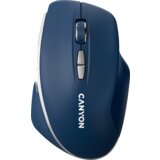 Canyon MW-21, 2.4 GHz Wireless mouse ,with 7 buttons, DPI 800/1200/1600, Battery: AAA*2pcs,Blue,72*117*41mm, 0.075kg - CNS-CMSW21BL Cene