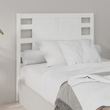 Maison Chic posteljno vzglavje - vzglavna omarica - nočna omarica belo 81x4x100 cm trdna borovina, (21705824) | Shoptok.si