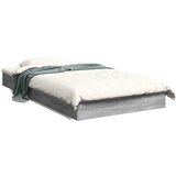 vidaXL Posteljni okvir siva sonoma 90x190 cm inženirski les Cene