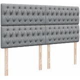  Krevet s oprugama i madracem svjetlosivi 200 x 200cm od tkanine | shoptok.hr