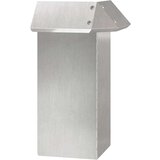 vidaXL Ograda protiv puževa Srebrno 13,5 x 13,5 x 25 cm | shoptok.hr