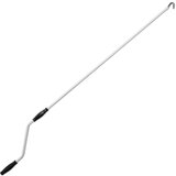  Sklopiva tenda na ručno upravljanje 450 cm crno-bijela | shoptok.hr