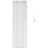 vidaXL Venecijanska žaluzija Bela 40 x 130 cm 35 mm, (5000297338) | Shoptok.si