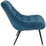 Livetastic XXL FOTELJ, modra, črna tekstil | Shoptok.si