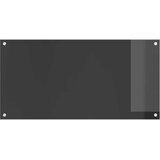  Kuhinjski zid Tamno siva 100 x 50 cm Staklo otporno na udarce | shoptok.hr
