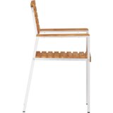  Složive Vrtne Stolice 6 kom 54.5x56x89 cm Čvrsta tikovina | shoptok.hr