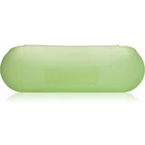 Lékué Reusable Baguette Case silikonska ambalaža za bagete boja Translucent Green 1 kom