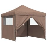 Šator za svadbe - šator za zabave Smeđa 292 x 292 x 315 cm Oxford tkanina | shoptok.hr