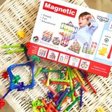 Woopie magnetske građevinske kocke, kreativna slagalica, 110 dijelova | shoptok.hr
