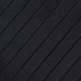  Okrugli tepih crni 100 cm bambus - Crna 100 cm | shoptok.hr