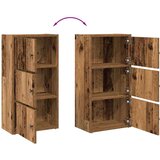 vidaXL Knjižna omara starinski les 40x24x77 cm inženirski les | Shoptok.si