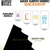 Green Stuff World Black Maxx Darth Backdrop - L 300x400mm | Ultra Crna Pozadina | Eponuda.com