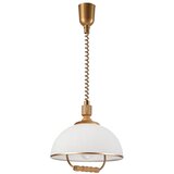 Podesivi luster RAMONA 1xE27/60W/230V braon/bela/hrast Cene