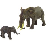  Set of 2 Elephant Figures Elephant with elephant from the Animals of the World series | shoptok.hr
