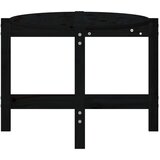  Stolić za kavu crni 118 x 63 x 45 cm od masivne borovine | shoptok.hr