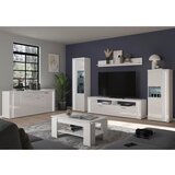 MID.YOU Dnevni Regal Skylight, Bela, Visoki Sijaj, 4-Delno | Shoptok.si