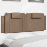  Jastuk za uzglavlje Viana boja cappuccina 120 cm od umjetne kože | shoptok.hr